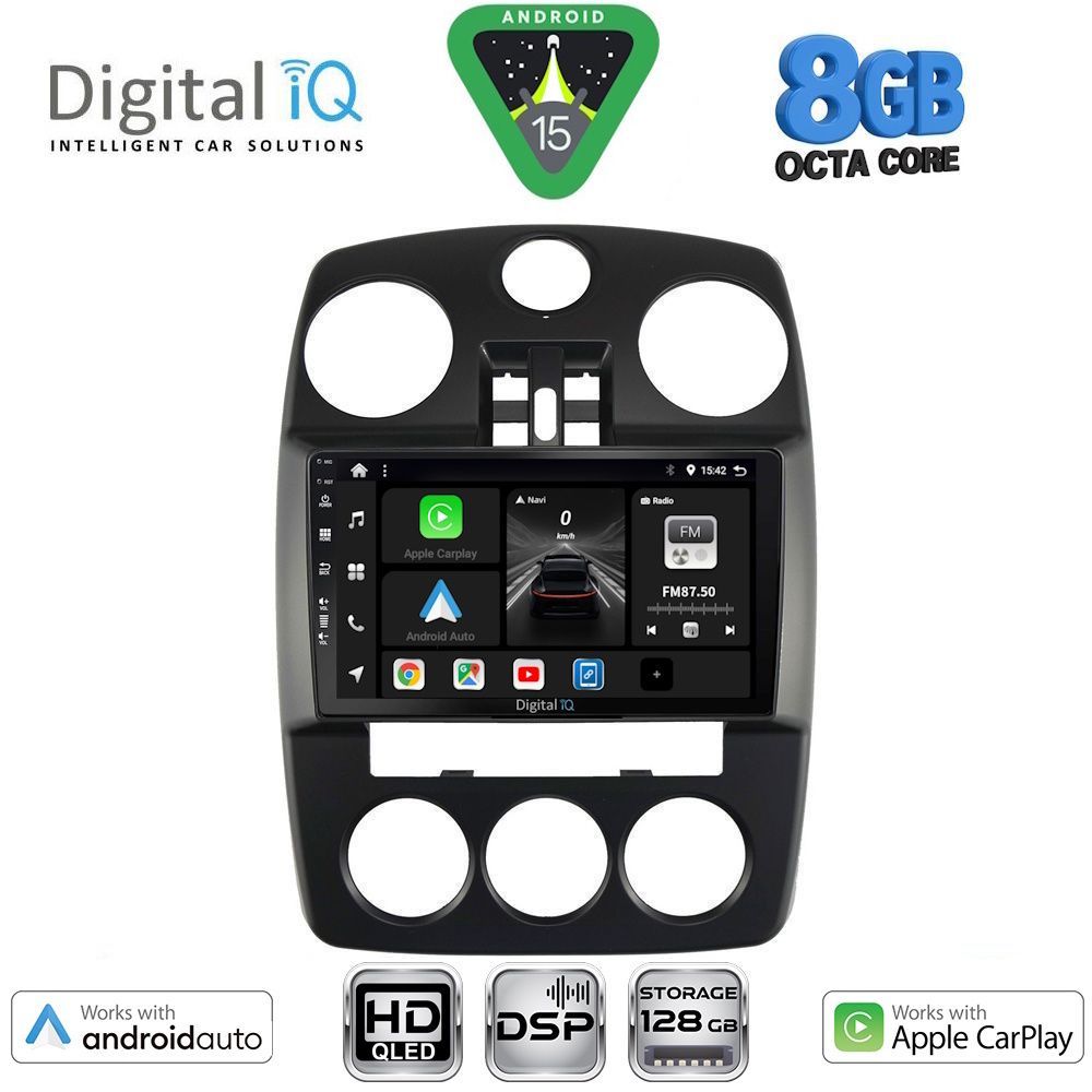 DIGITAL IQ BXF 7287_CPAA (9inc) MULTIMEDIA for CHRYSLER PT CRUISER mod. 2005-2010