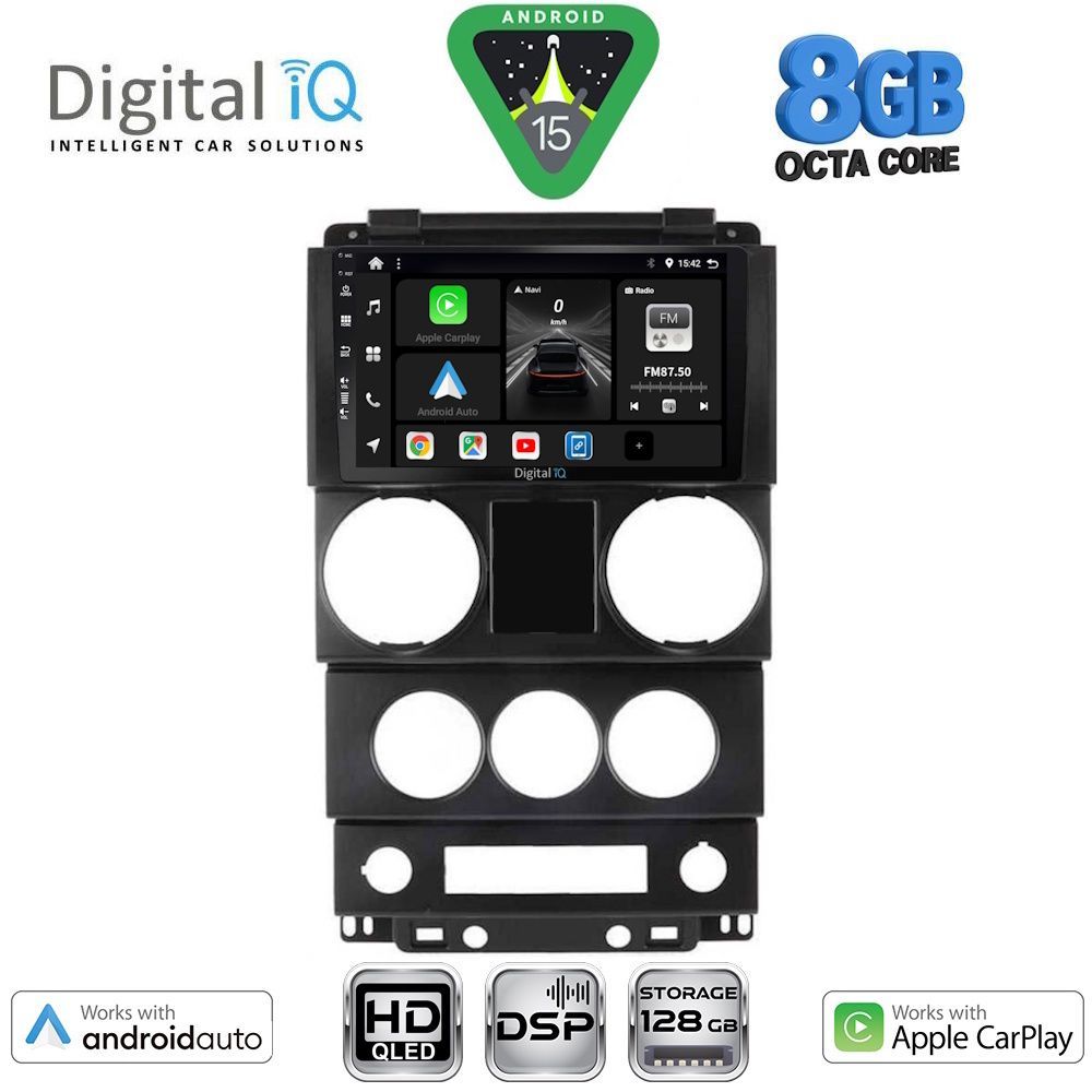 DIGITAL IQ BXF 7292_CPAA (9inc) MULTIMEDIA TABLET for JEEP WRANGLER mod. 2006-2011