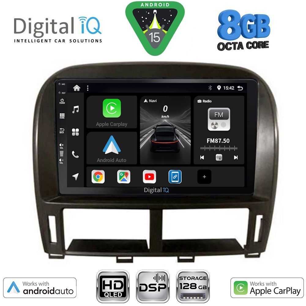 DIGITAL IQ BXF 7343_CPAA (9inc) MULTIMEDIA TABLET for LEXUS LS 430 – XF 430 mod. 2000-2006
