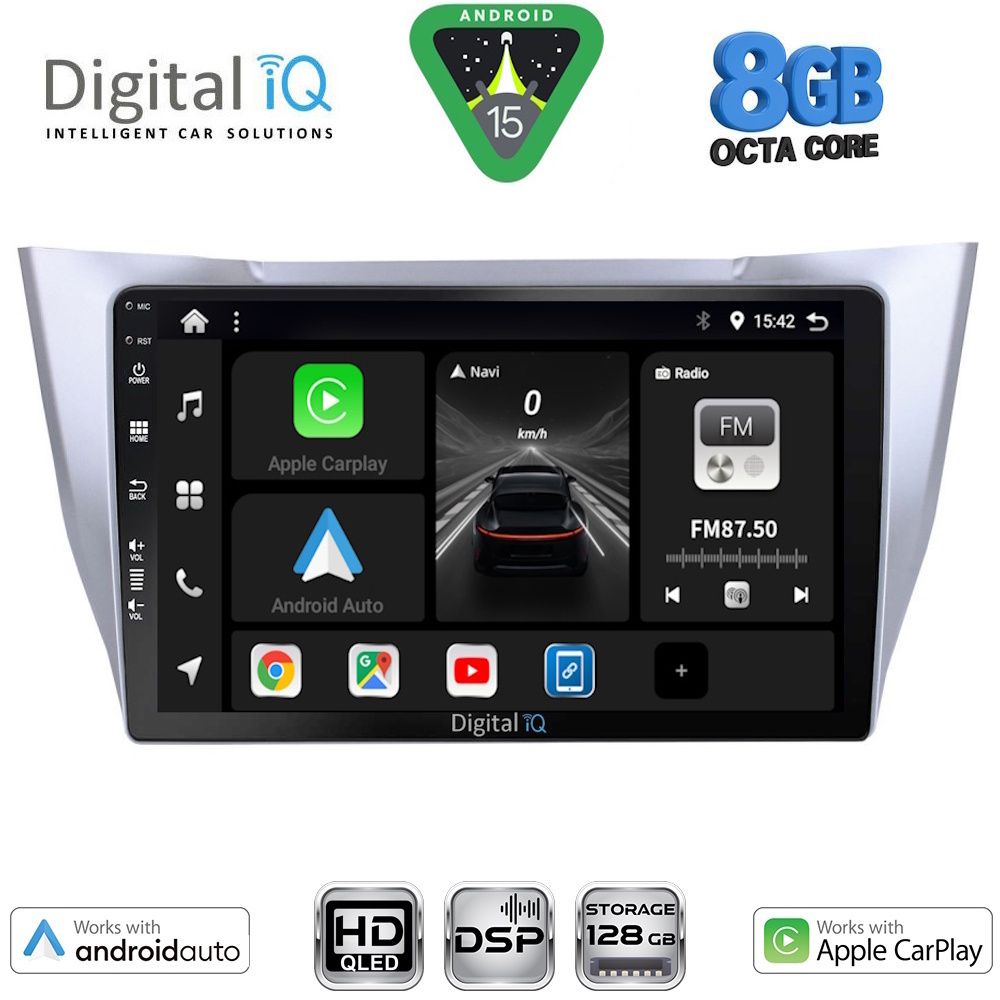 DIGITAL IQ BXF 7345SL_CPAA (10inc) MULTIMEDIA TABLET for LEXUS RX 300 – 400 mod. 2003-2008