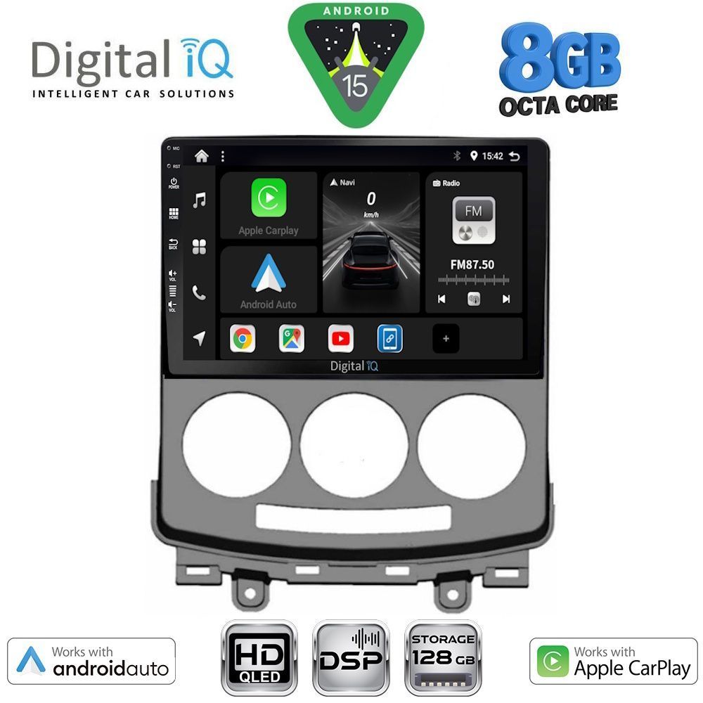 DIGITAL IQ BXF 7370_CPAA (9inc) MULTIMEDIA TABLET for MAZDA 5 mod. 2004-2010