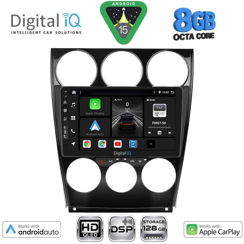 DIGITAL IQ BXF 7375_CPAA (9inc) MULTIMEDIA TABLET for MAZDA 6 (FACELIFT) mod. 2005-2008