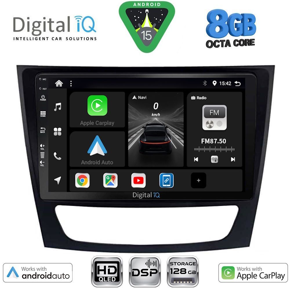 DIGITAL IQ BXF 7408_CPAA (9inc) MULTIMEDIA TABLET for MERCEDES E (W211) – CLS (W219) mod. 2003-2009