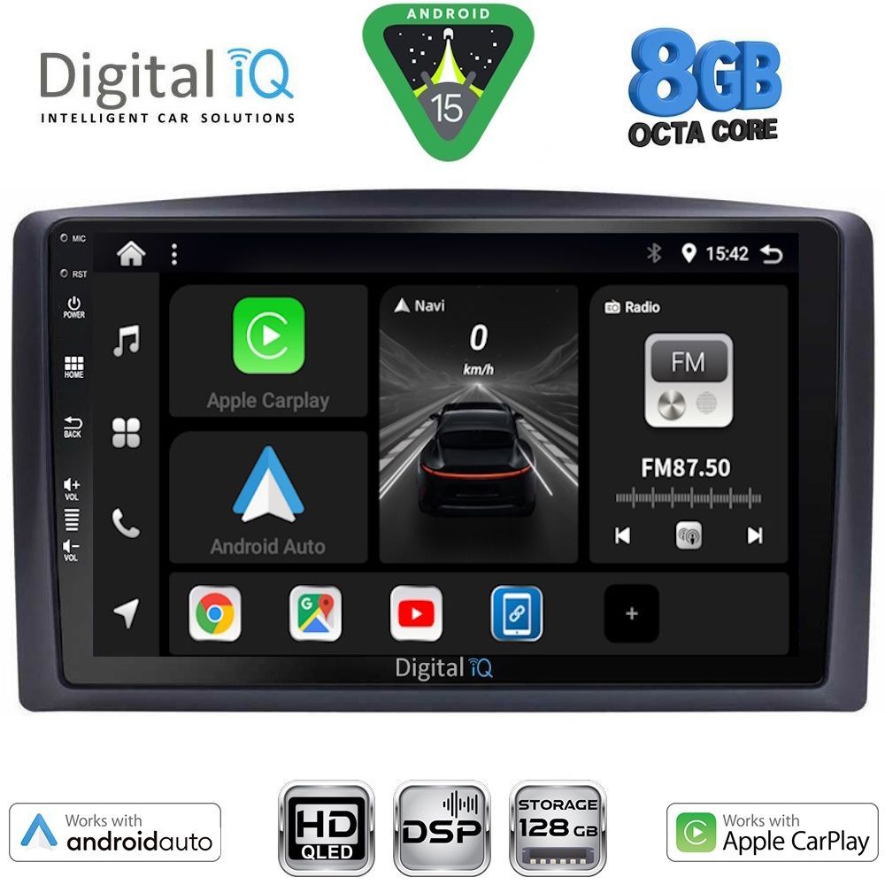 DIGITAL IQ BXF 7421_CPAA (10inc) MULTIMEDIA TABLET for MERCEDES VITO – VIANO (W447) mod. 2015-2022