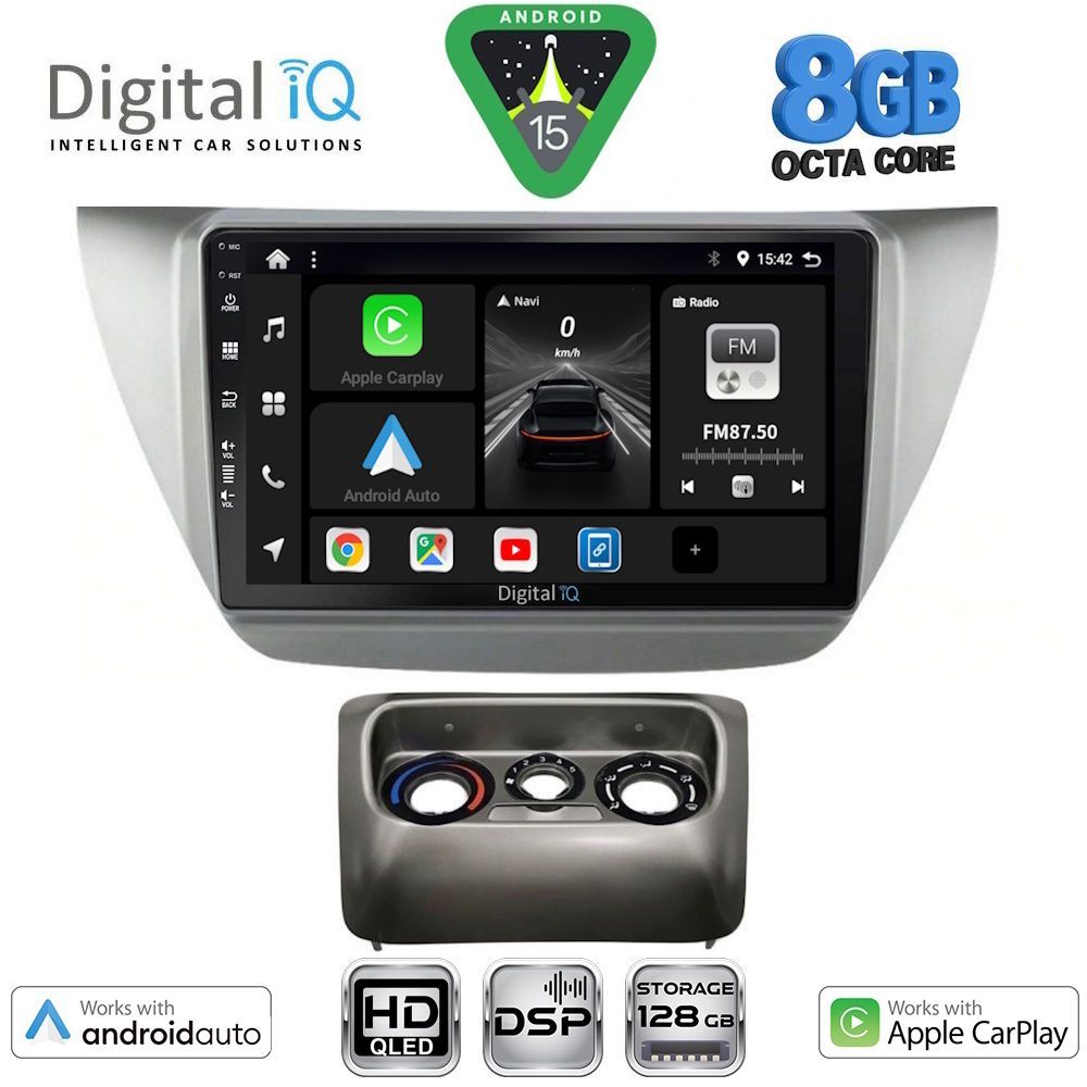 DIGITAL IQ BXF 7433_CPAA (9inc) MULTIMEDIA TABLET for MITSUBISHI LANCER mod. 2000-2007