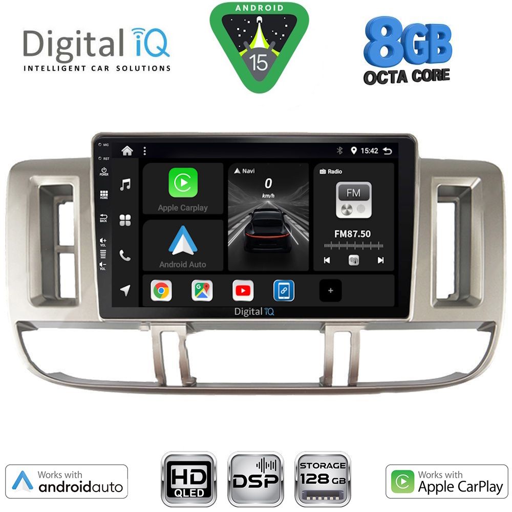 DIGITAL IQ BXF 7474_CPAA (9inc) MULTIMEDIA TABLET for NISSAN XTRAIL mod. 2000-2004
