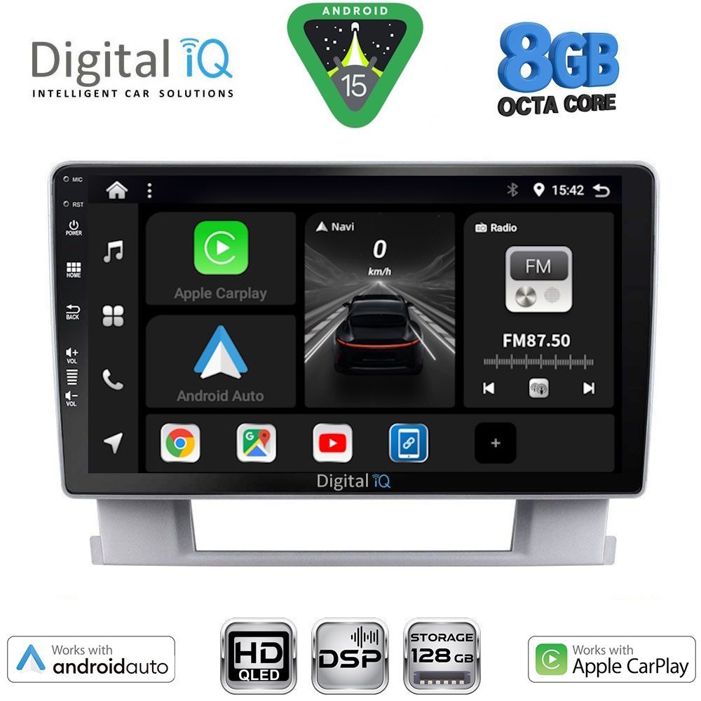 DIGITAL IQ BXF 7482_CPAA (9inc) MULTIMEDIA TABLET for OPEL ASTRA J mod.2010-2016