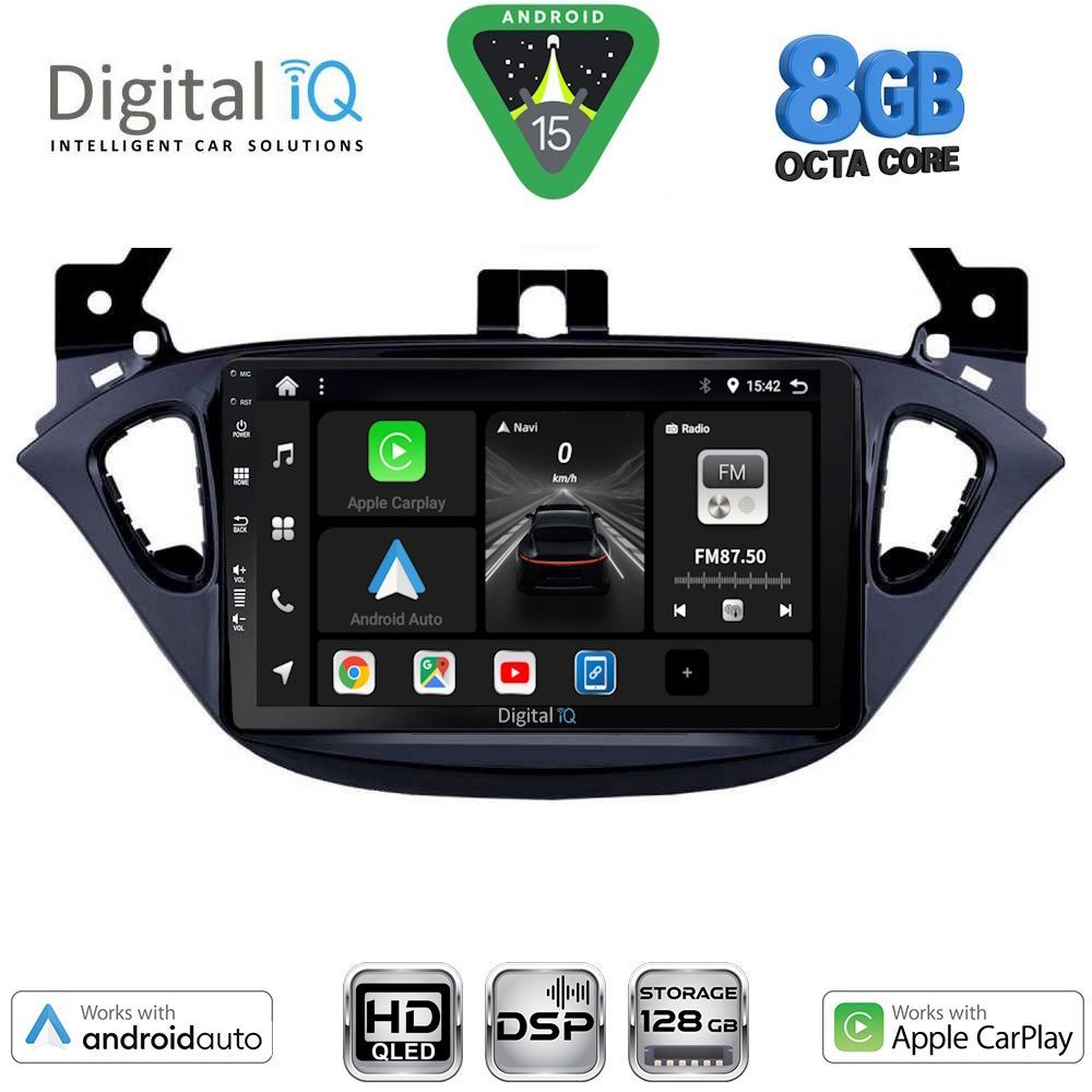 DIGITAL IQ BXF 7486_CPAA (9inc) MULTIMEDIA TABLET for OPEL ADAM - CORSA E  mod. 2014-2019