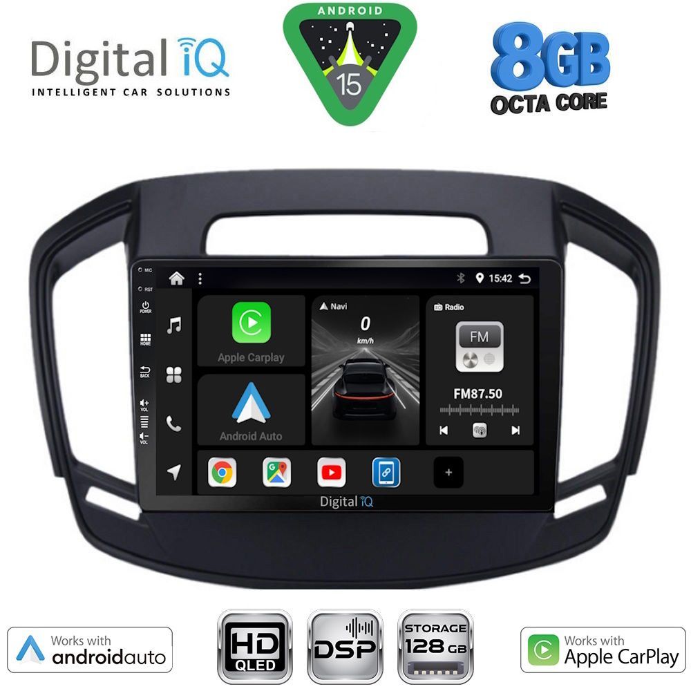 DIGITAL IQ BXF 7492_CPAA (9inc) MULTIMEDIA TABLET for OPEL INSIGNIA mod. 2014-2017