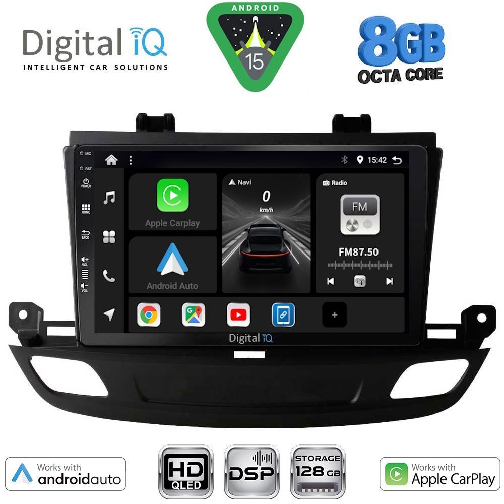 DIGITAL IQ BXF 7493_CPAA (9inc) MULTIMEDIA TABLET for OPEL INSIGNIA mod. 2018-2024