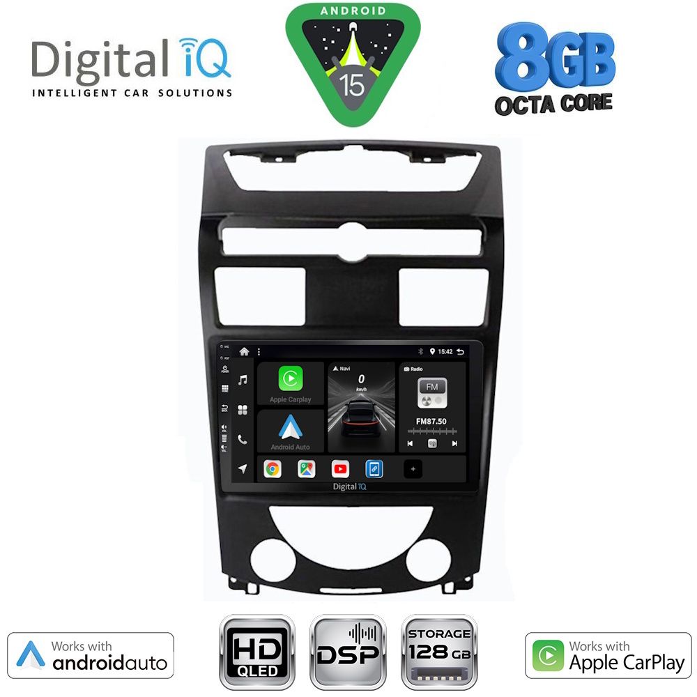 DIGITAL IQ BXF 7657_CPAA (10inc) MULTIMEDIA TABLET for SSANGYONG REXTON mod. 2006-2015