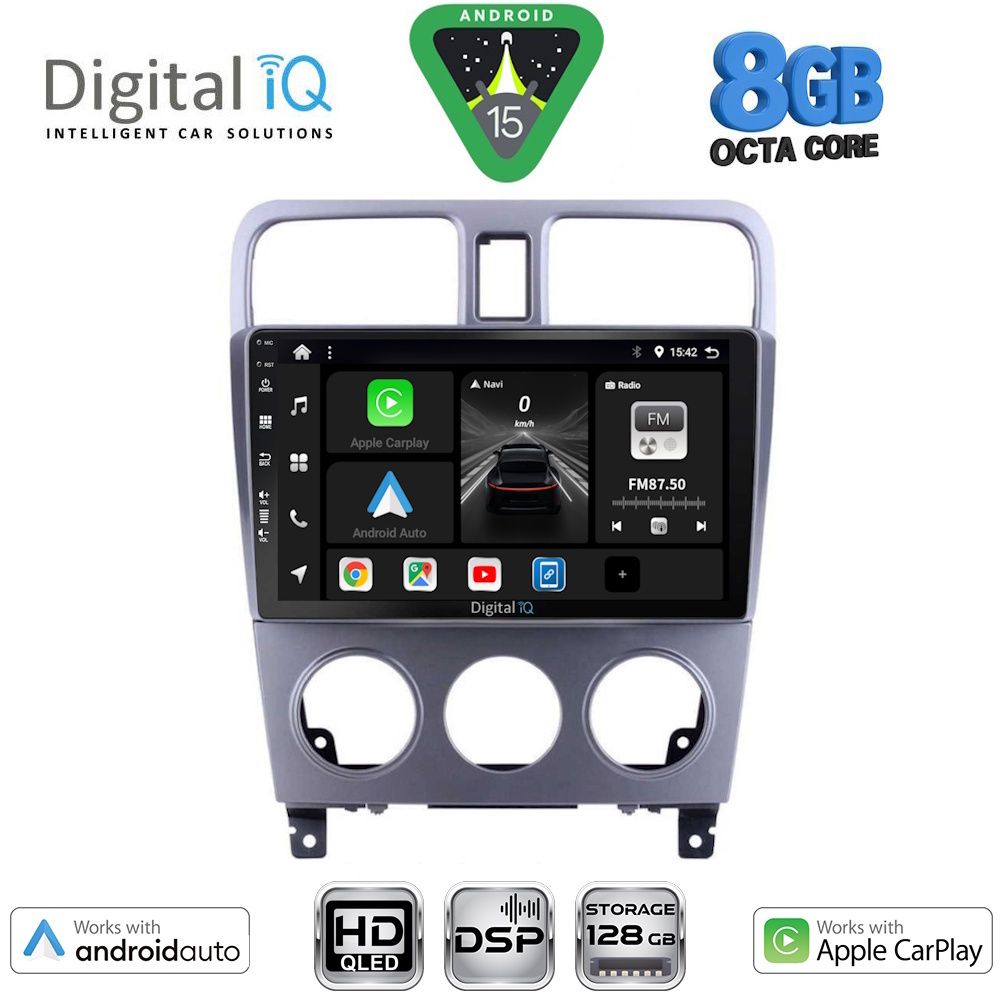 DIGITAL IQ BXF 7661_CPAA (9inc) MULTIMEDIA TABLET for SUBARU FORESTER mod. 2002-2008