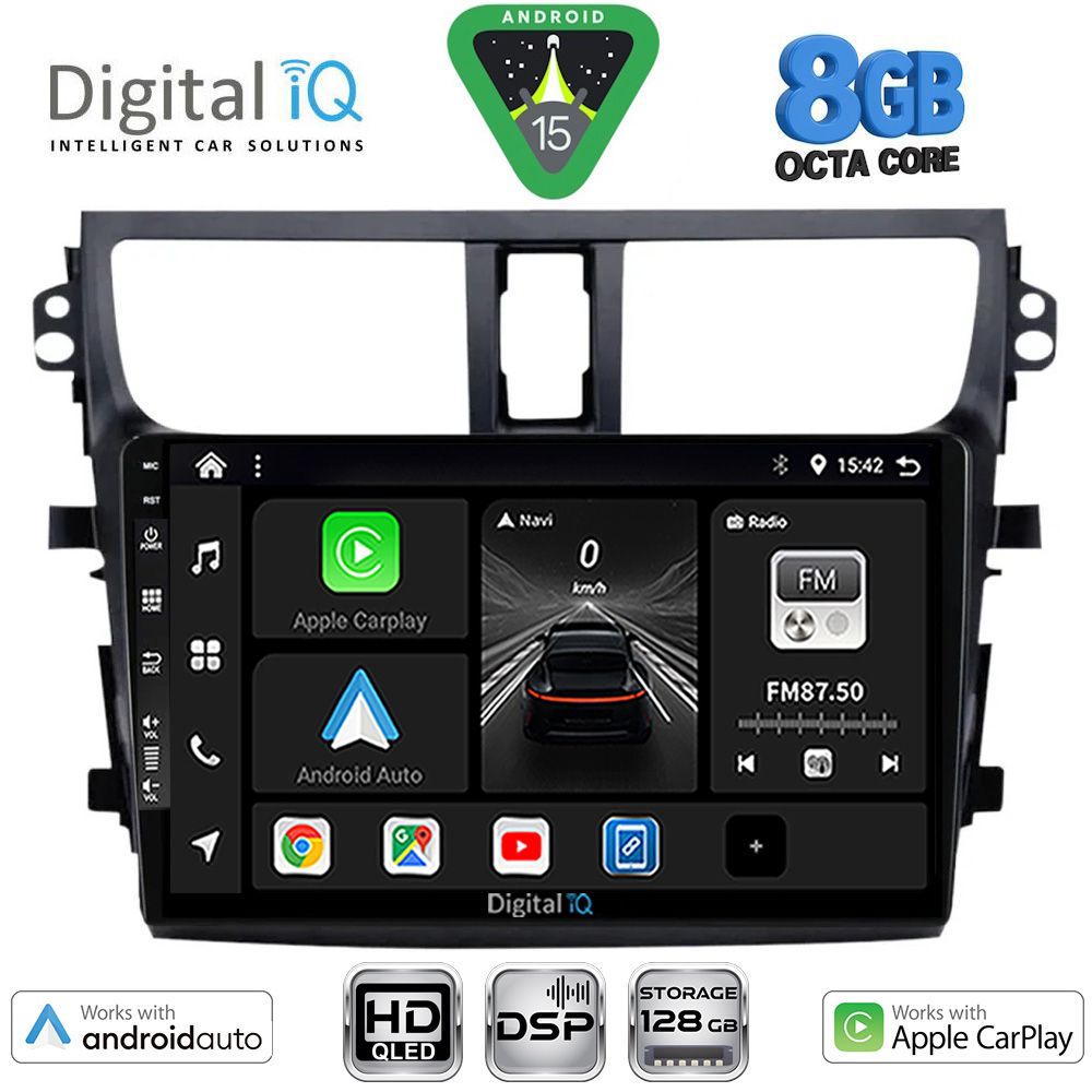 DIGITAL IQ BXF 7674_CPAA (9inc) MULTIMEDIA TABLET for SUZUKI CELERIO mod. 2015-2021