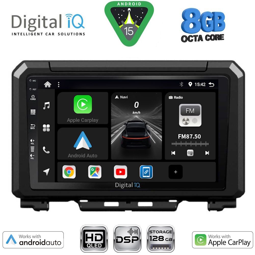 DIGITAL IQ BXF 7679_CPAA (9inc) MULTIMEDIA TABLET for SUZUKI JIMNY mod. 2017-2026