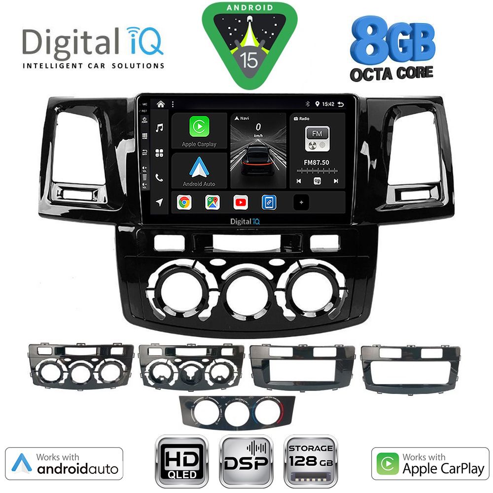 DIGITAL IQ BXF 7720_CPAA (9inc) MULTIMEDIA TABLET for TOYOTA HILUX mod. 2005-2016