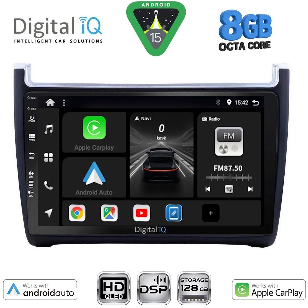 DIGITAL IQ BXF 7757_CPAA (9inc) MULTIMEDIA TABLET for VW POLO mod. 2014-2017