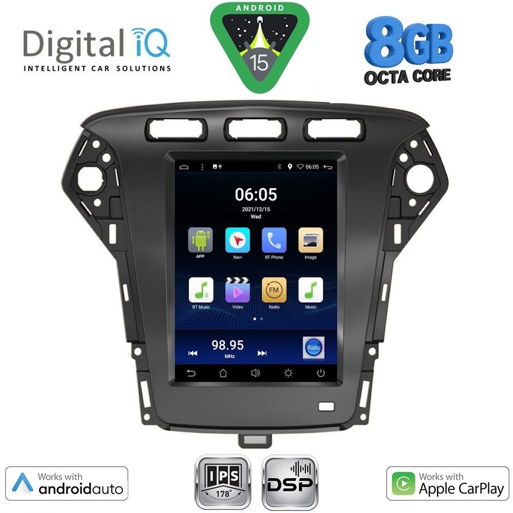 DIGITAL IQ BXF 7958_CPAA TESLA STYLE for FORD MONDEO mod. 2010-2013
