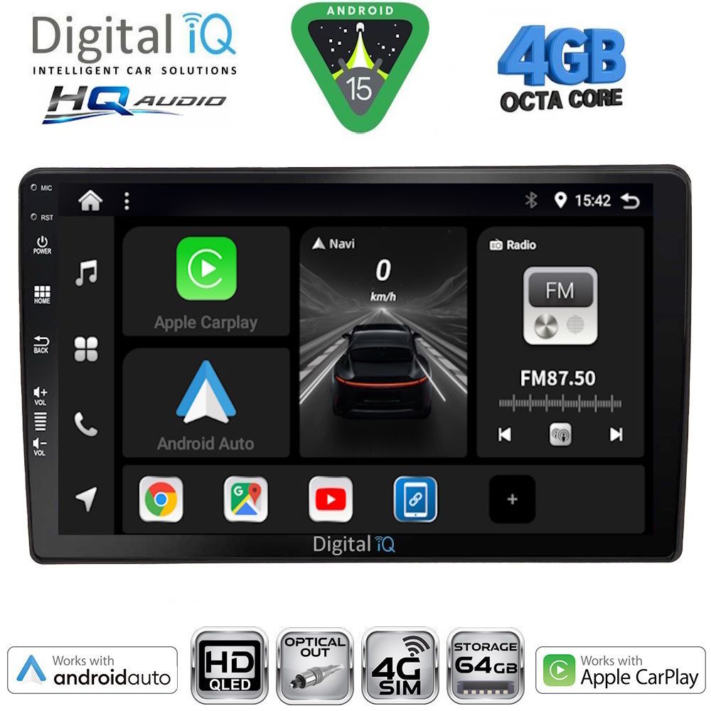 DIGITAL IQ BXK 19005_CPAA (10inc) MULTIMEDIA TABLET for AUDI A4 mod. 2008-2015