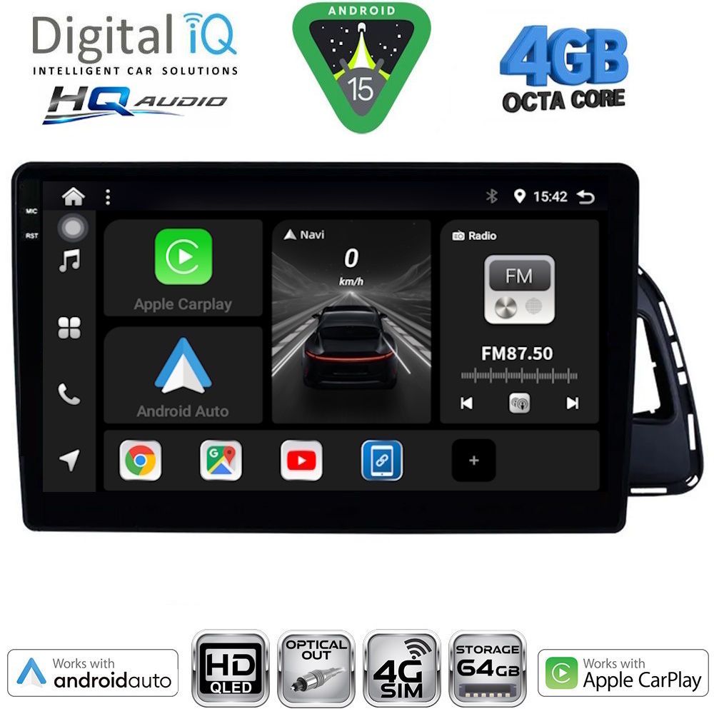 DIGITAL IQ BXK 19015_CPAA (10inc) MULTIMEDIA TABLET for AUDI Q5 mod. 2010-2018