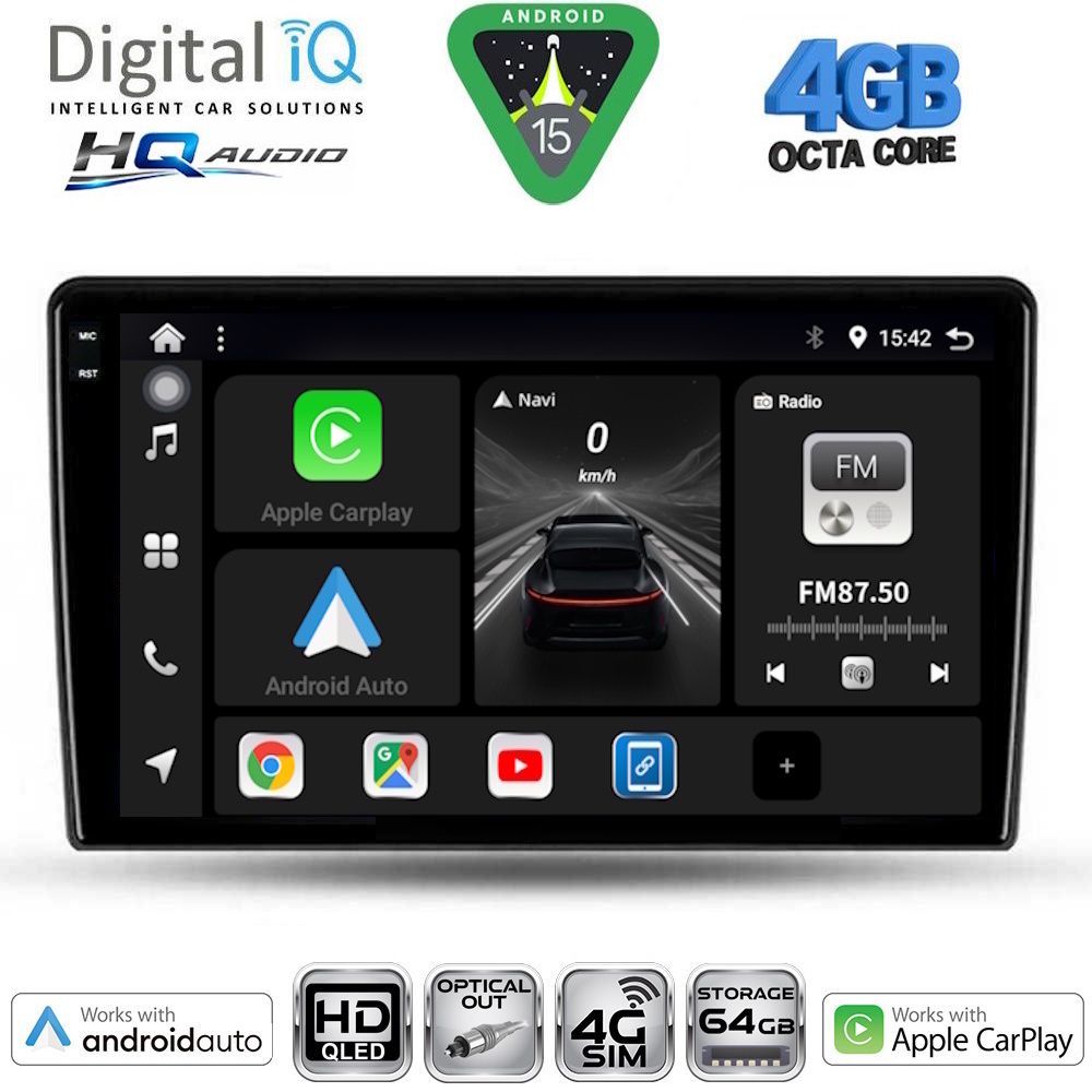 DIGITAL IQ BXK 19026_CPAA (9inc) MULTIMEDIA TABLET for ALFA ROMEO GIULIETTA mod 2014-2020