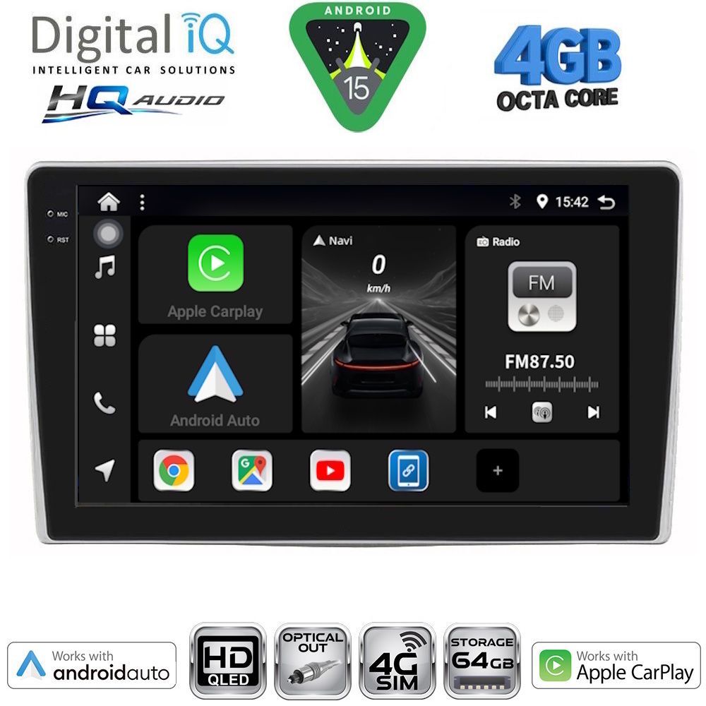 DIGITAL IQ BXK 19028_CPAA (9inc) MULTIMEDIA TABLET for ALFA ROMEO MITO mod. 2008-2018