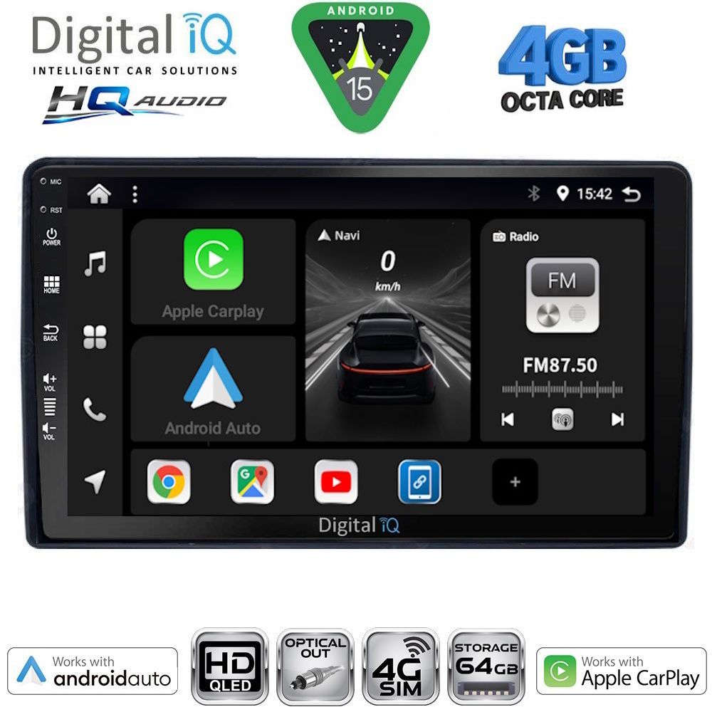 DIGITAL IQ BXK 19081_CPAA (9inc) MULTIMEDIA TABLET for CITROEN – PEUGEOT mod. 2008-2018