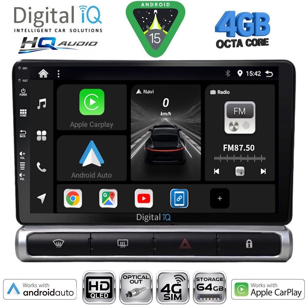 DIGITAL IQ BXK 19093H_CPAA (9inc) MULTIMEDIA TABLET for CITROEN C3 - DS3 mod. 2016-2024 High Version