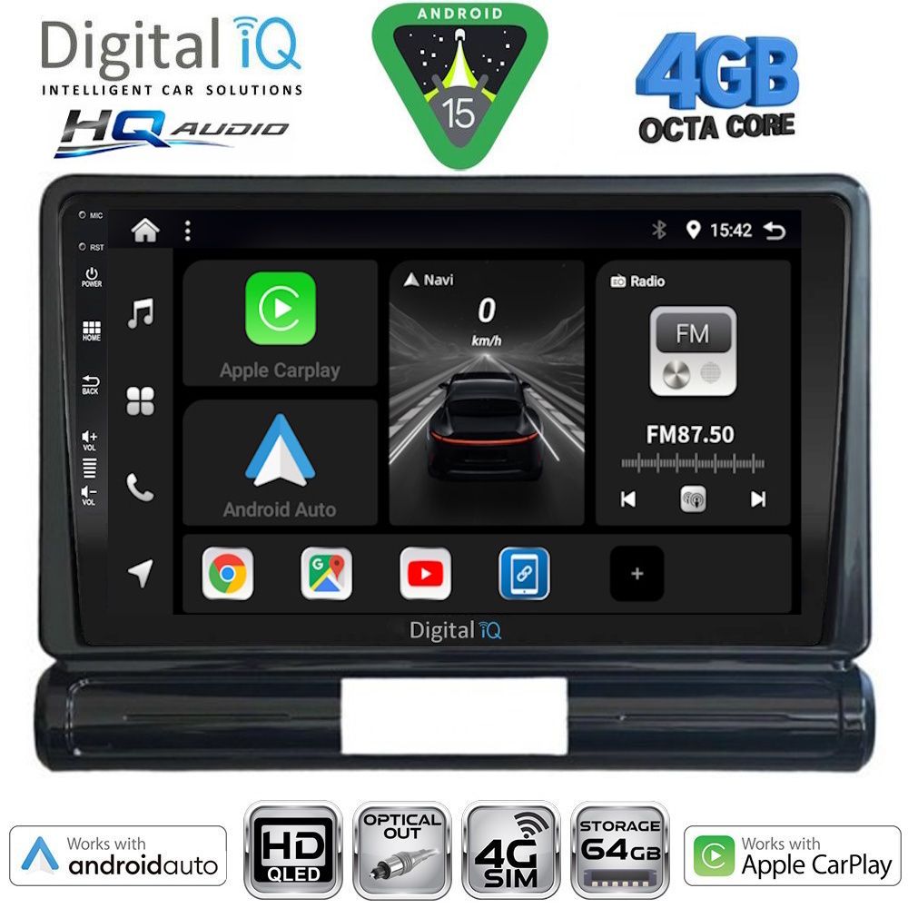 DIGITAL IQ BXK 19093M_CPAA (9inc) MULTIMEDIA TABLET for CITROEN C3 - DS3 mod. 2016-2024 Med Version