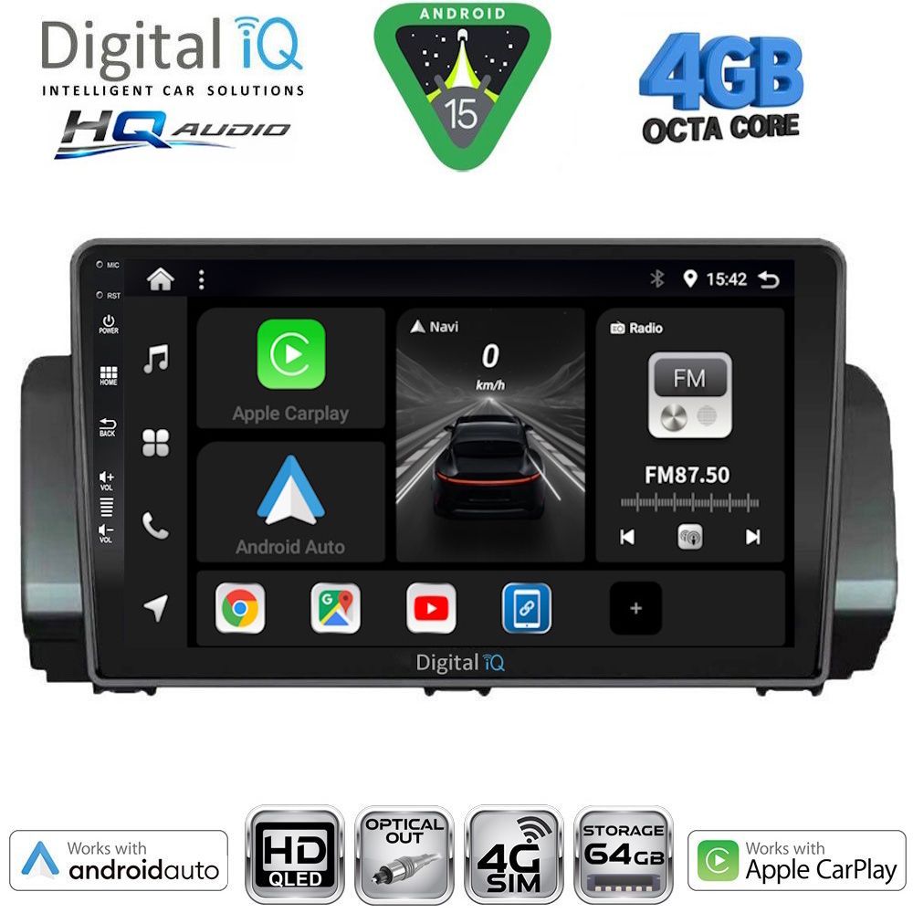 DIGITAL IQ BXK 19109_CPAA (9inc) MULTIMEDIA TABLET for DACIA LOGAN - SANDERO - JOGGER mod. 2020-2026