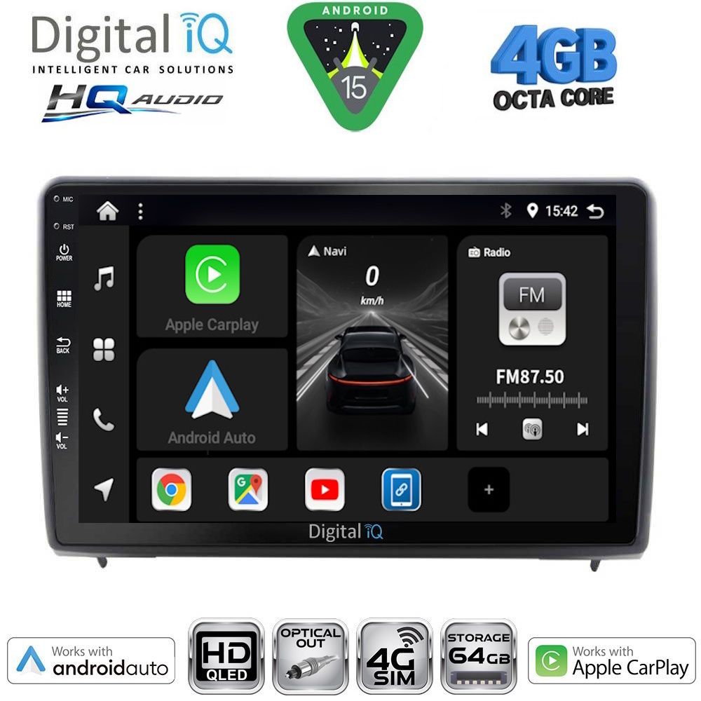 DIGITAL IQ BXK 19151_CPAA (10inc) MULTIMEDIA TABLET for FORD ECOSPORT mod. 2018-2023