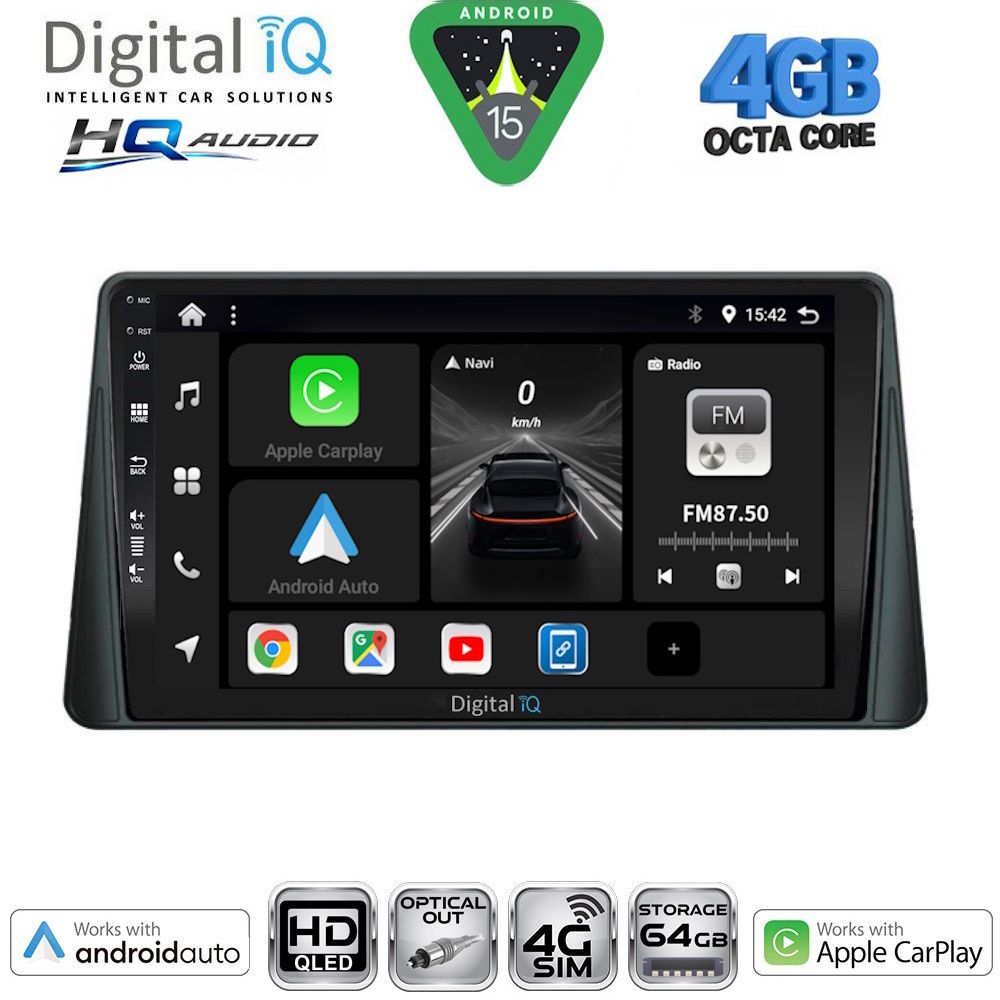 DIGITAL IQ BXK 19158_CPAA (9inc) MULTIMEDIA TABLET for FORD FOCUS mod. 2019-2025