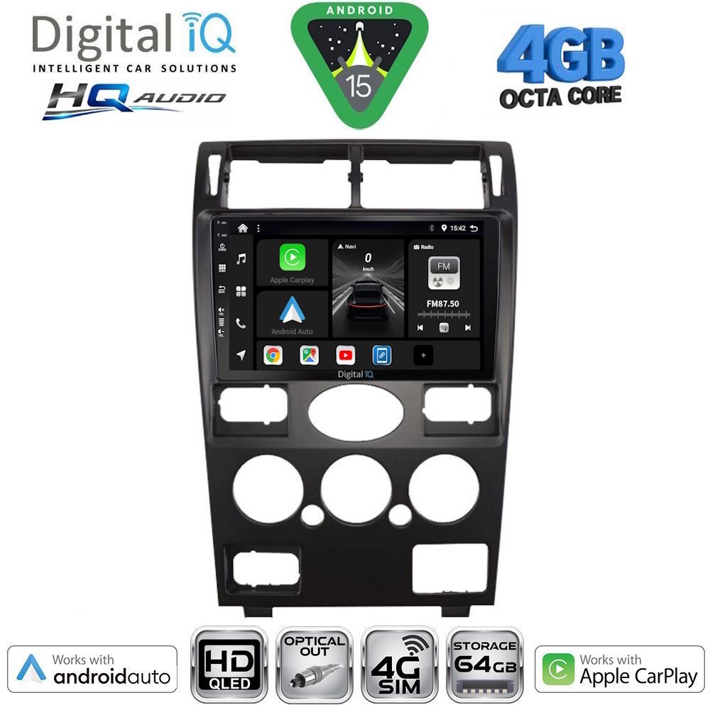DIGITAL IQ BXK 19161B_CPAA (9inc) MULTIMEDIA TABLET for FORD MONDEO mod. 2003-2006