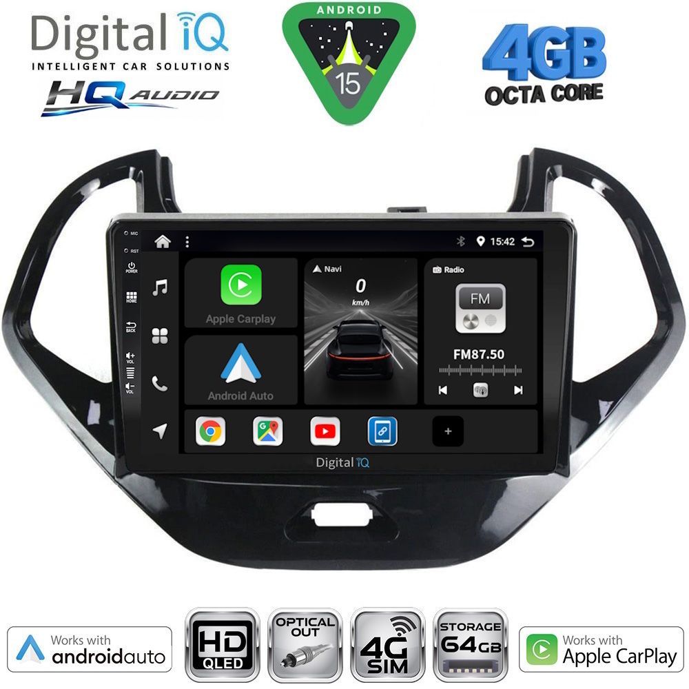 DIGITAL IQ BXK 19167SH_CPAA (9inc) MULTIMEDIA TABLET for FORD KA mod. 2017-2024