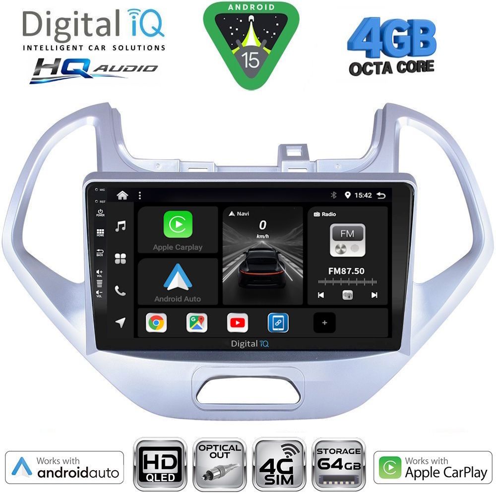 DIGITAL IQ BXK 19167LO_CPAA (9inc) MULTIMEDIA TABLET for FORD KA mod. 2017-2024