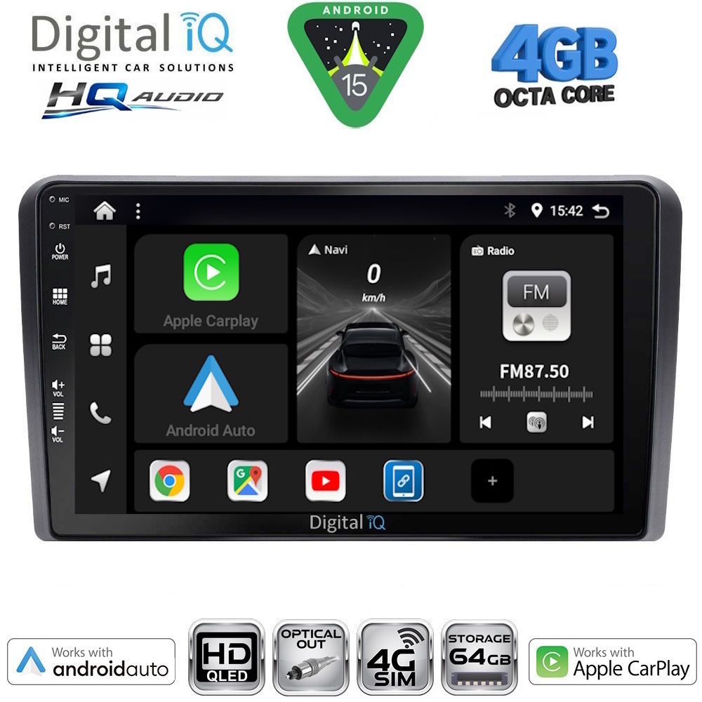 DIGITAL IQ BXK 19180_CPAA (9inc) MULTIMEDIA TABLET for FORD TOURNEO – COURIER mod. 2014-2024