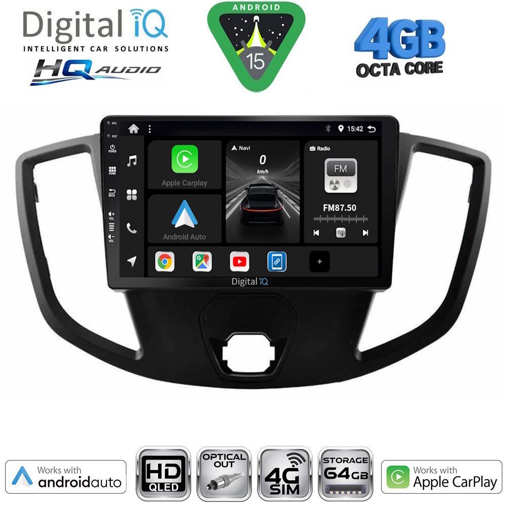 DIGITAL IQ BXK 19179_CPAA (9inc) MULTIMEDIA TABLET for FORD TRANSIT mod. 2014-2020