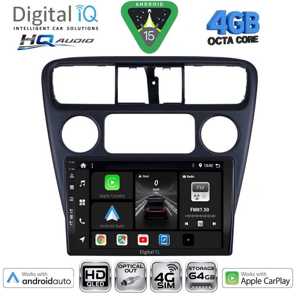 DIGITAL IQ BXK 19181_CPAA (9inc) MULTIMEDIA TABLET for HONDA ACCORD COUPE mod. 1998-2004