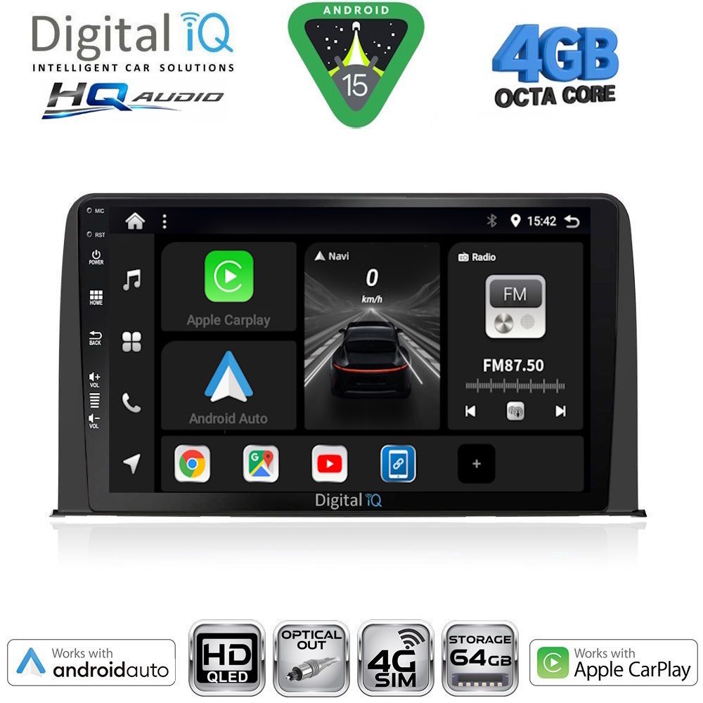 DIGITAL IQ BXK 19199_CPAA (10inc) MULTIMEDIA TABLET for HONDA CRV mod. 2017-2023