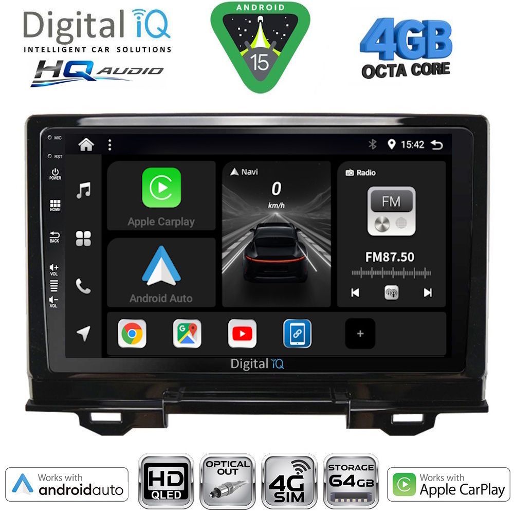 DIGITAL IQ BXK 19202_CPAA (9inc) MULTIMEDIA TABLET for HONDA HRV mod. 2021-2026