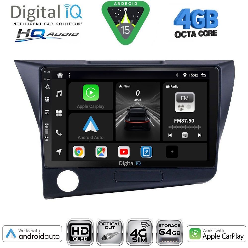 DIGITAL IQ BXK 19203_CPAA (9inc) MULTIMEDIA TABLET for HONDA CRZ mod. 2010-2016