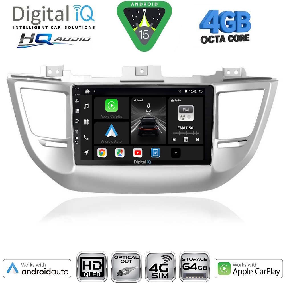 DIGITAL IQ BXK 19243_CPAA (9inc) MULTIMEDIA TABLET for HYUNDAI TUCSON mod. 2015-2019