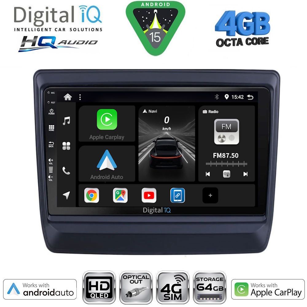 DIGITAL IQ BXK 19256_CPAA (9inc) MULTIMEDIA TABLET for ISUZU DMAX mod. 2020-2026