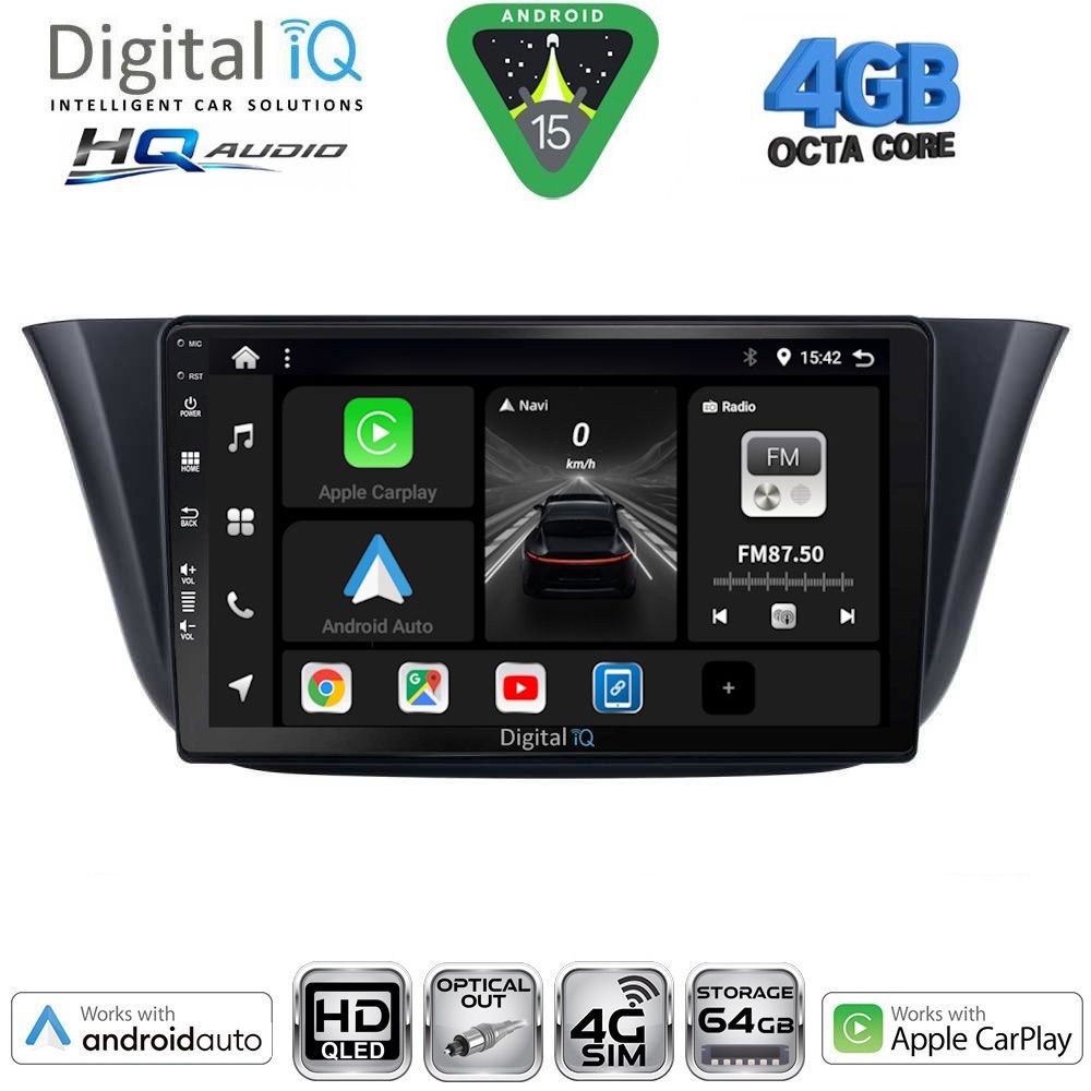 DIGITAL IQ BXK 19265_CPAA (9inc) MULTIMEDIA TABLET for IVECO DAILY mod. 2014-2023