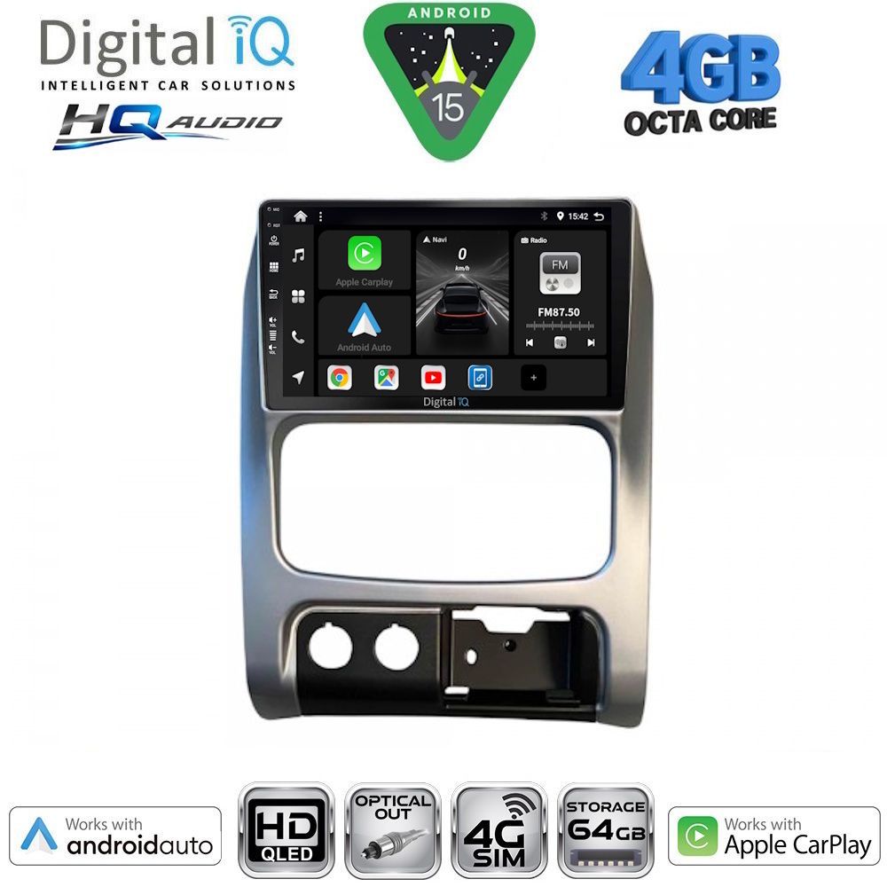 DIGITAL IQ BXK 19269_CPAA (9inc) MULTIMEDIA TABLET for JEEP CHEROKEE – LIBERTY mod. 2002-2007