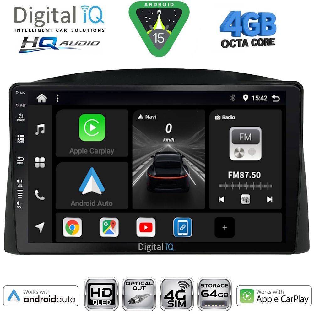 DIGITAL IQ BXK 19271_CPAA (10inc) MULTIMEDIA TABLET for JEEP GRAND CHEROKEE mod. 2005-2007 with Original Navi