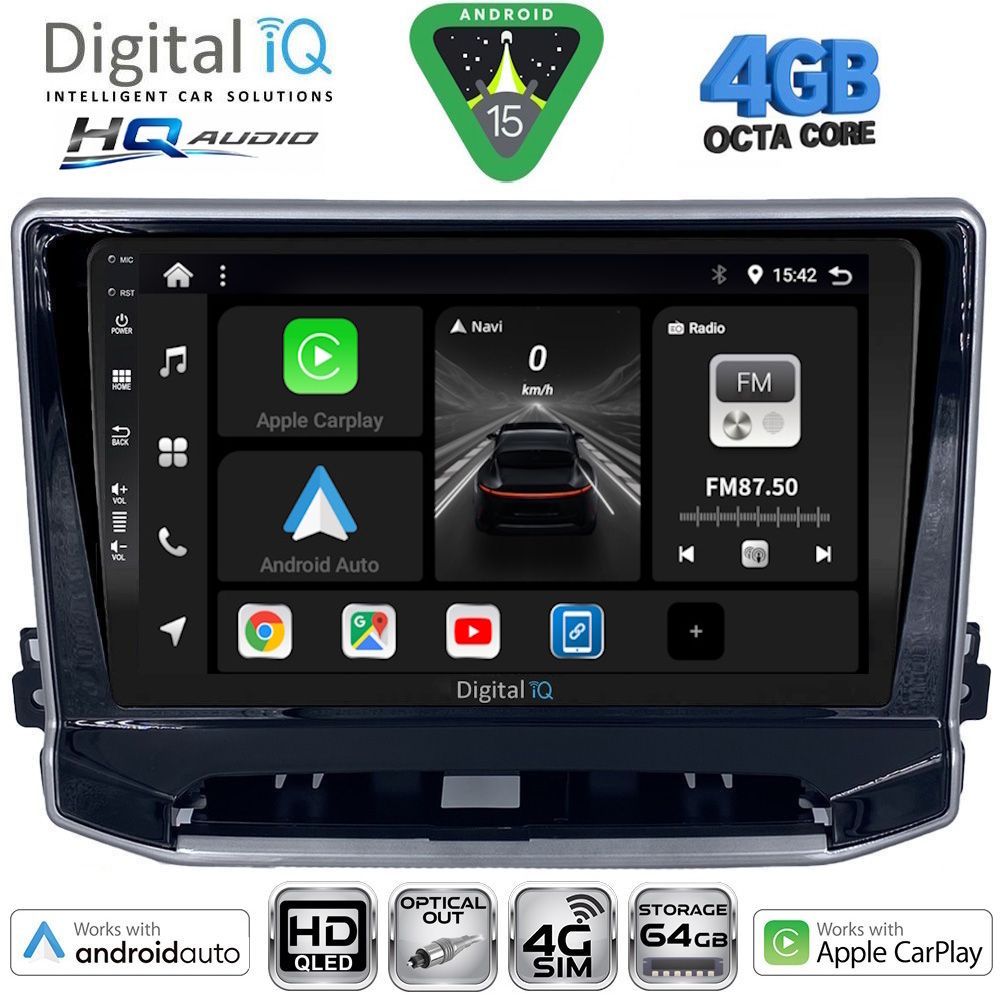 DIGITAL IQ BXK 19279_CPAA (10inc) MULTIMEDIA TABLET for JEEP COMPASS mod. 2022-2026