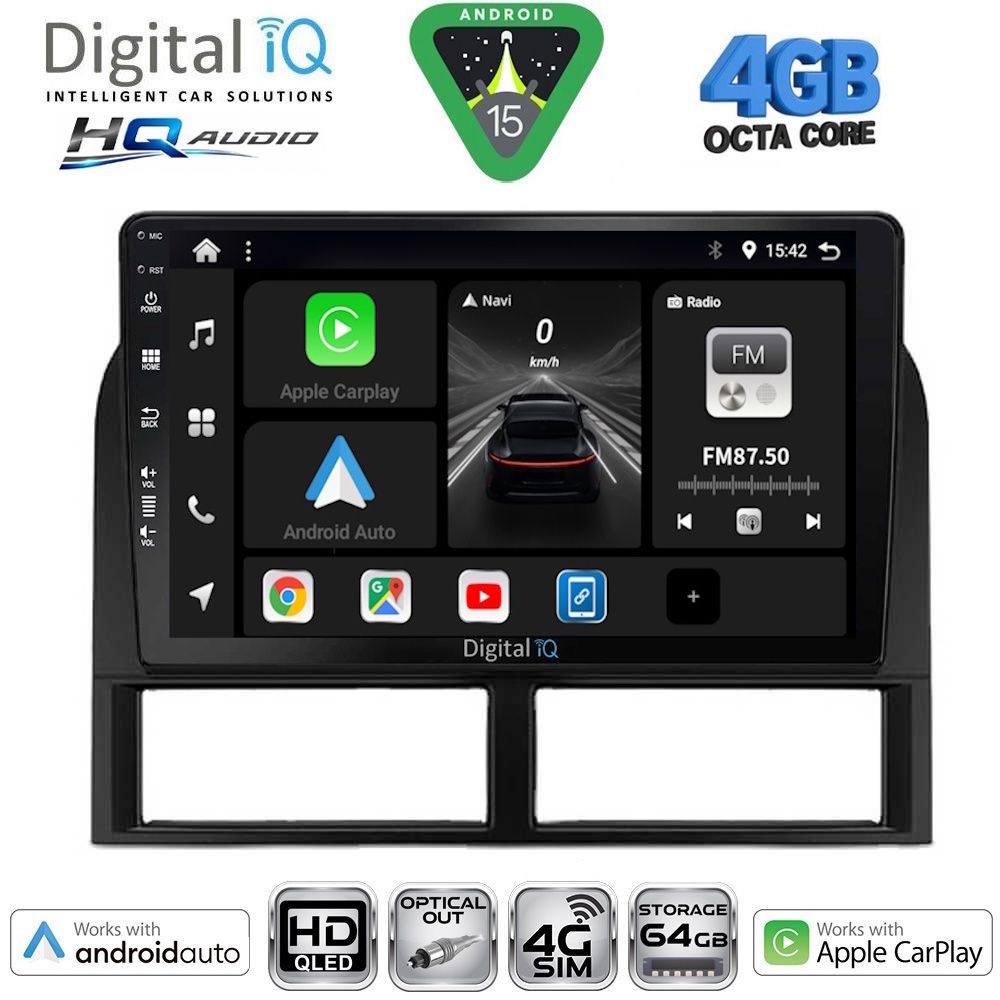 DIGITAL IQ BXK 19280_CPAA (9inc) MULTIMEDIA TABLET for JEEP GRAND CHEROKEE mod. 1999-2004