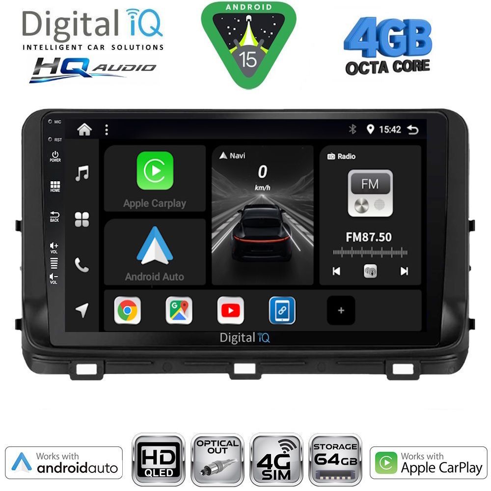 DIGITAL IQ BXK 19303_CPAA (10inc) MULTIMEDIA TABLET for KIA CEED - XCEED mod. 2018-2022