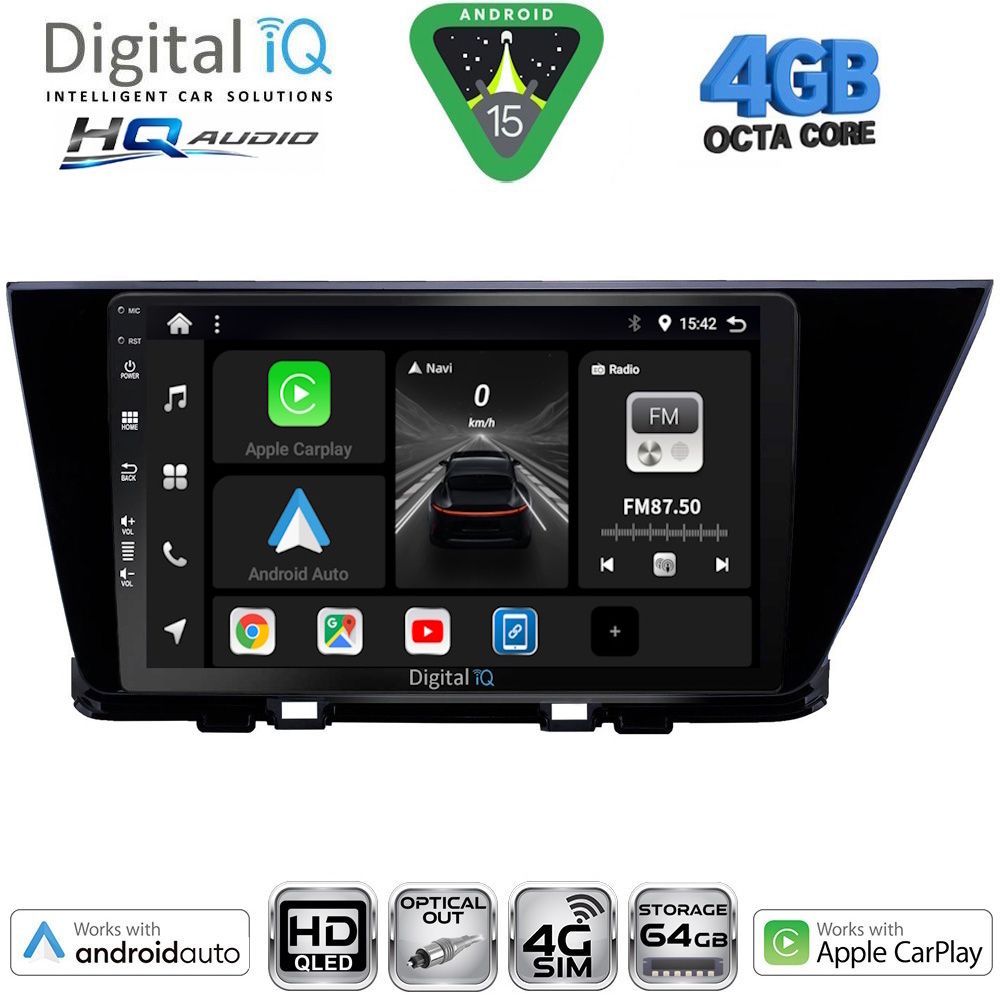 DIGITAL IQ BXK 19305_CPAA (9inc) MULTIMEDIA TABLET for KIA NIRO mod. 2017-2021