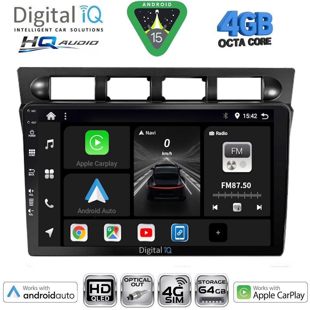 DIGITAL IQ BXK 19306_CPAA (9inc) MULTIMEDIA TABLET for KIA PICANTO mod. 2004-2008